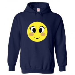Blush Face Classic Unisex Kids and Adults Pullover Hoodie 							 									 									